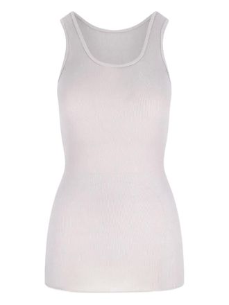 MYTHINKS ribbed tank top - Neutrals