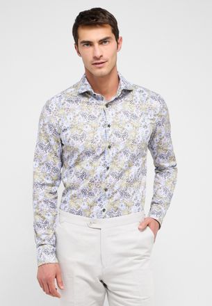 Eterna Langarmhemd ETERNA SLIM FIT, Herren, Gr. 39, Normalgr&ouml;ssen, gr&uuml;n, Twill, 100% Baumwolle, schmal, Manschette, Hemden Langarmhemd, EASY IRON (b&uuml;gelleich