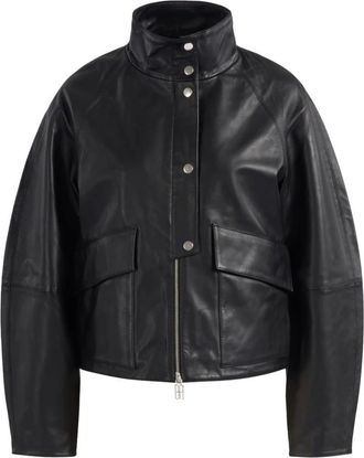 By Malene Birger Suzanne Jacket - Dames - Jassen - Zwart - Maat: S Leer