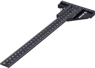OEM Regla De Marcado De Aluminio En Forma De T De 280 Mm, Calibre Multifuncional Para Carpinteros Y Trabajos De Carpinter&iacute;a