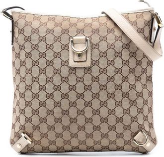 Gucci Pre-owned Gucci GG Canvas Abbey D Ring Crossbody 131326 2684