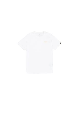 Alpha Industries T-Shirt ALPHA INDUSTRIES Basic T-Shirt SL TPU, Herren, Gr. XXL, gold (wei&szlig;, gold), Obermaterial: 100% Baumwolle, Shirts T-Shirt