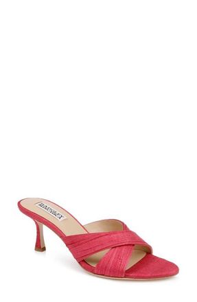 Badgley Mischka Xania Sandal in Dark Cherry at Nordstrom, Size 9.5