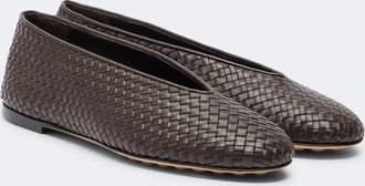 Bottega Veneta Bailarinas Rosa de piel