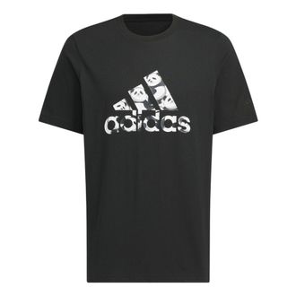 adidas China T-Shirt Asia Sizing Black White JI6834