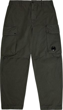 C.P. Company Straight-leg Cotton-poplin Cargo Trousers - Dark Grey - XL