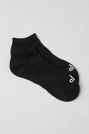 Alo | Street Socks in Black/White, Size: Medium