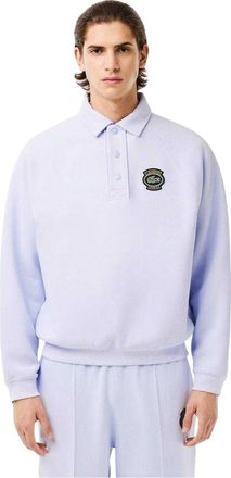 Lacoste Heren Heritage Katoenen Sweatshirt (Blauw)