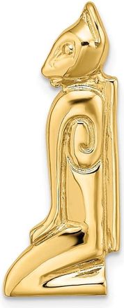 Diamond2Deal 14k Yellow Gold MARCO ISL Cat Slide
