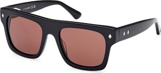Web Eyewear Web WE0354 01S Mens Sunglasses Black Size 53