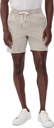Rails Mens Cruz Drawstring Shorts - 7 In Washed Grey