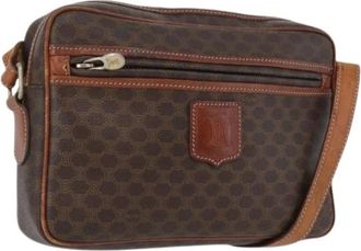 Celine Pre-owned Cross Body Bags, female, Brown, Size: ONE SIZE Pre-owned Plastic Shoulder Bag