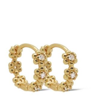 KARMA Jewelry gold plated oorbellen Daphnee Flower