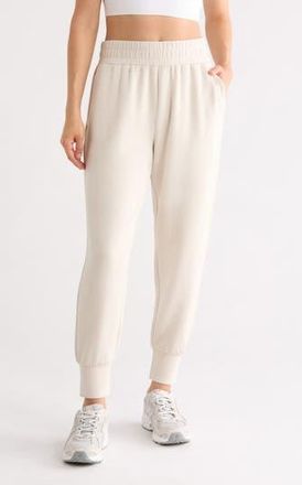 Zella Whisper Knit Slim Joggers in Grey Moonbeam at Nordstrom Rack, Size X-Small