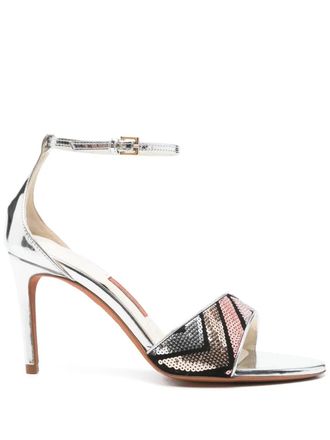 Missoni Open Toe Sandal With Minimalist Straps
