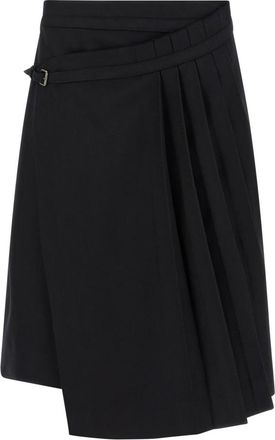 Dries Van Noten Heren, Korte broeken, Zwart, Maat: XL Wol