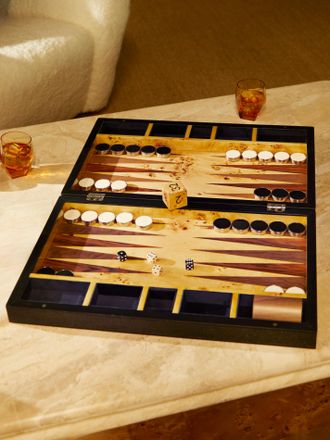 Forwood Design Faux Shagreen Large Backgammon Set