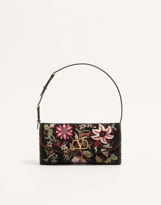 Valentino Garavani Borsa Piccola A Spalla Valentino Garavani DeVain Ricamata Donna NERO/MULTICOLOR UNI