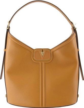 Valentino Schoudertas - Dames - Schoudertassen - Bruin - ONE Size - Leer - Tassen