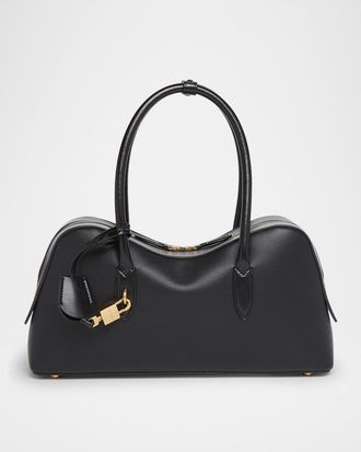 Stella McCartney Ryder Large Shoulder Bag in Embossed Grainy Eco Mat