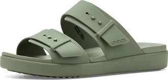 Crocs Brooklyn Buckle Low Low Womens Sandals Cargo : 10 M, Synthetic