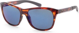 Costa Costa del Mar Vela Mens 56 mm Brown Sunglasses