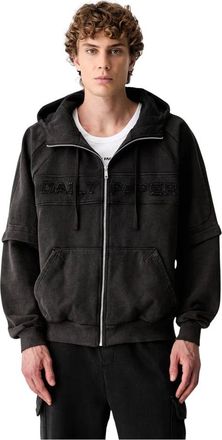 Daily Paper Clothing Heren, Sweatshirts & Hoodies, Zwart, Maat: 2XL