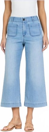 Dear John Denim Audrey Wide Leg Jean In Eclipse