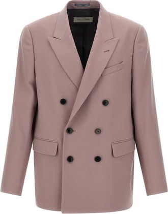 Dries Van Noten Buforden Blazer - Heren - Blazers - Paars - L - Wol - Jassen
