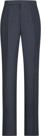 Lardini Attitude Drop Reg - Heren - Nette broeken - Blauw - M - Leer - Broeken