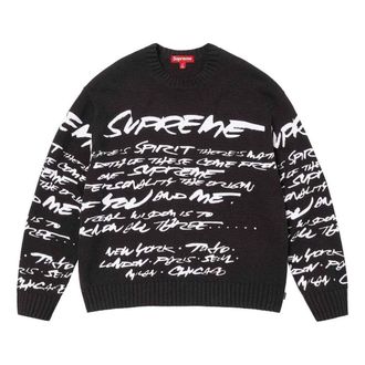 SUPREME Future Sweater Black White SUP-SS24-011