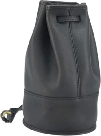 Coach Pre-owned Bucket Bags, female, Black, Size: ONE SIZE Pre-owned Leather Bucket Bag