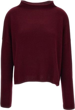 Lisa Yang Ronde hals gebreide kleding - Dames - Ronde hals truien - Rood - XS - Kasjmier - Truien & Vesten