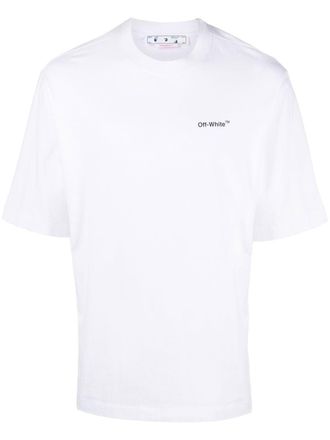 Off-white logo-print short-sleeve T-shirt - men - Cotton - M