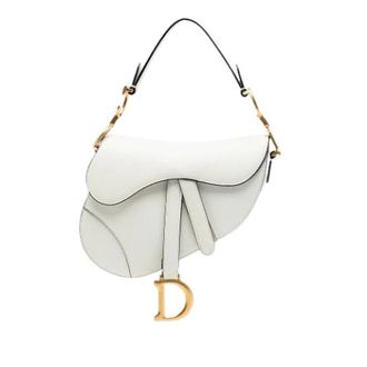 Dior Pre-owned Saddle Bag - Dames - Pre-owned - Wit - Maat: ONE Size Zijde