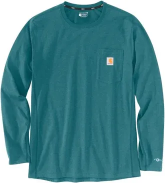 Carhartt Work in Progress Midweight L/S Pocket T-Shirt Longsleeve f&uuml;r Herren | t&uuml;rkis