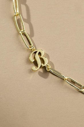Uncommon James Cursive Initial Monogram Necklace