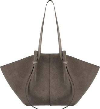 Yuzefi Womens Shoulder Bag Mochi Beige Leather