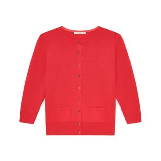 Maliparmi Cardigans, female, Red, Size: XL Colours of the World Cardigan