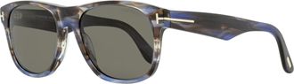 Tom Ford Mens Marlon-02 Sunglasses TF1284 56A Blue Havana 55mm