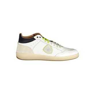 Blauer Leren USA Sneakers Casual Style