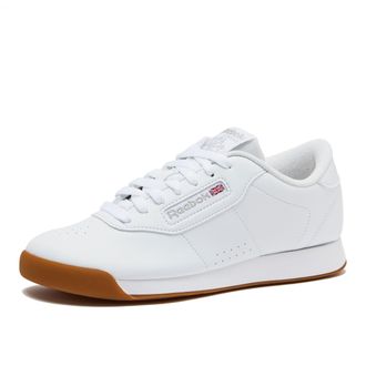 Reebok Princess Sneakers, Comfortable Walking Or Tennis Womens Shoes, White White White, 7 UK
