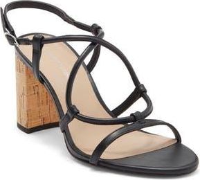 Stuart Weitzman Nilla 75 Block Sandal in Black at Nordstrom Rack, Size 10.5