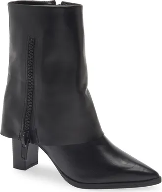 Bottero Foldover Bootie in Preto at Nordstrom, Size 10
