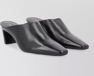 Stuart Weitzman leather mules