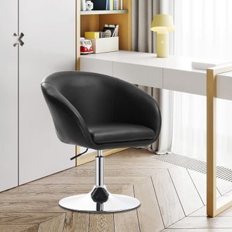 Woltu Woltu Taburete De Bar Giratorio Moderno, Negro Y Acolchado / Sill&oacute;n De Cocina