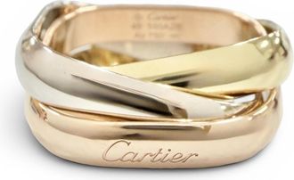 Cartier Pink Gold White Gold Yellow Gold Yellow Gold (18K) Pink Gold (18K) White Gold (18K) Band Ring (Pre-Owned)