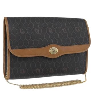 Dior Pre-owned Cross Body Bags, female, Black, Size: ONE SIZE Pre-owned Plastic Shoulder Bag