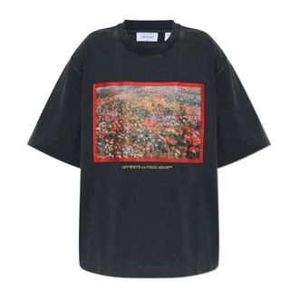 Off-white Dames, Tops, Grijs, Maat: S Katoen
