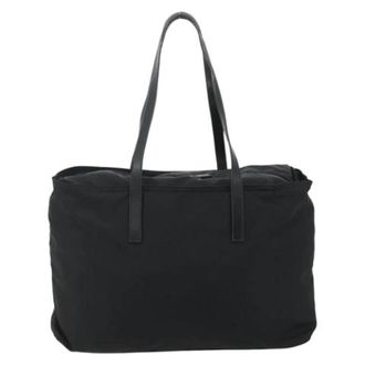 Prada Pre-owned Nylon Tote Bag - unisex - Vintage Shopper - Zwart - ONE Size - Nylon - Vintage